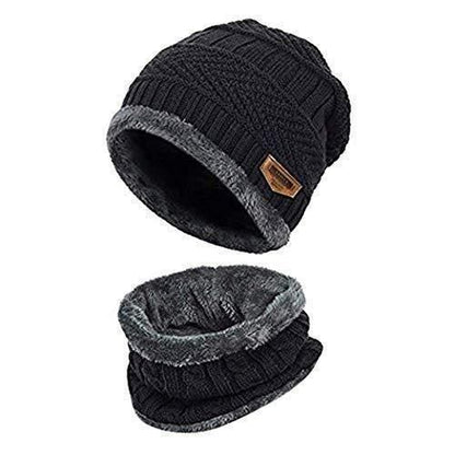 Winter Woolen Cap Set