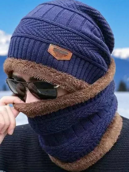Winter Woolen Cap Set